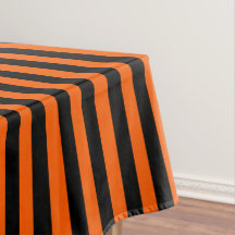 Halloween Pompoen Oranje en Zwarte Streep