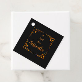 Halloween Pompoen Oranje Gepersonaliseerd Bedankjes Labels
