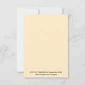 Halloween pompoen party uitnodiging (Achterkant)