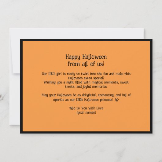 Halloween pompoen Patch Trick-or-Behandelaars Kaart (Achterkant)