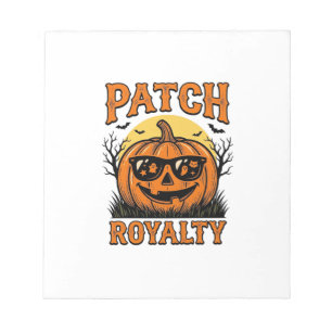 Halloween Pompoen Patch Vintage Jack O Lantern T-S Notitieblok
