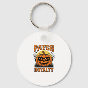 Halloween Pompoen Patch Vintage Jack O Lantern T-S Sleutelhanger