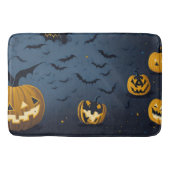 Halloween pompoen patroon badmat (Voorkant)