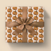 Halloween pompoen patroon cadeaupapier