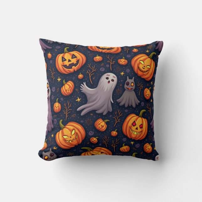 Halloween pompoen patroon kussen kussen (Voorkant)