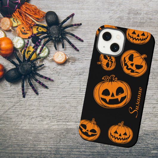 Halloween Pompoen Patroon Telefoon Case iPhone Hoesje