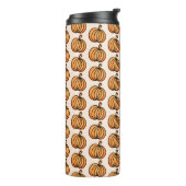 Halloween pompoen patroon thermosbeker (Gedraaid links)