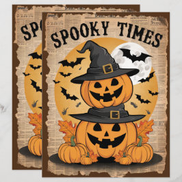 Halloween pompoen plakboek papier