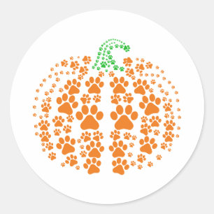Halloween Pompoen Poot Sticker