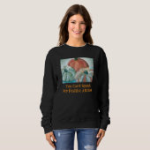 Halloween Pompoen Positiviteit Sweatshirt (Voorkant volledig)