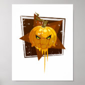 Halloween pompoen poster (Voorkant)