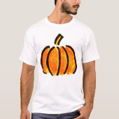 Halloween pompoen potlood tekening, pompoenen t-shirt (Voorkant)