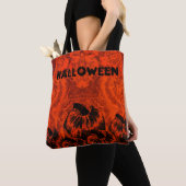 Halloween Pompoen Print  Tote Bag (Dichtbij)