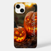Halloween pompoen retro-stijl Case-Mate iPhone case (Achterkant)