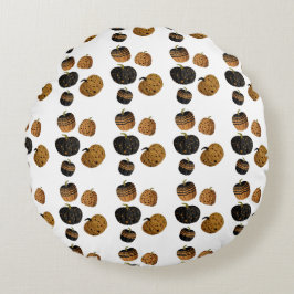 Halloween pompoen rond kussen