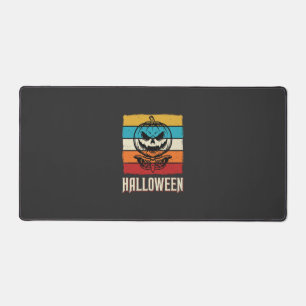 Halloween Pompoen Schedel Retro Vintage Bureaumat
