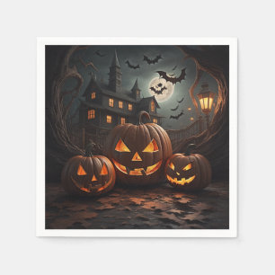 halloween pompoen servet