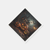 halloween pompoen servet (Hoek)