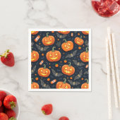 Halloween pompoen servetten (Insitu)