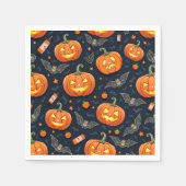 Halloween pompoen servetten (Voorkant)
