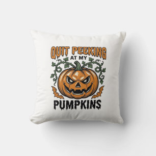 Halloween Pompoen Shirt Vintage Gravure Grap_1 Kussen