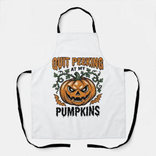 Halloween Pompoen Shirt Vintage Gravure Grap_1 Schort