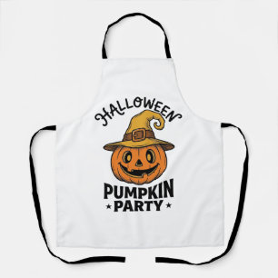 Halloween Pompoen Shirt Vintage Heksenhoed Leuk_1 Schort