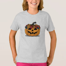 Halloween pompoen Shirt voor kinderen