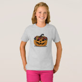 Halloween pompoen Shirt voor kinderen (Voorkant volledig)