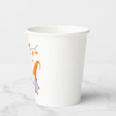 Halloween pompoen sinaasappel papieren bekers (Links)