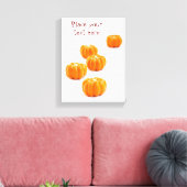 Halloween pompoen snoep canvas afdruk (Insitu (Woonkamer))