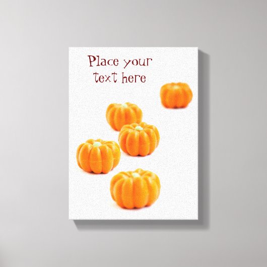 Halloween pompoen snoep canvas afdruk (Voorkant)