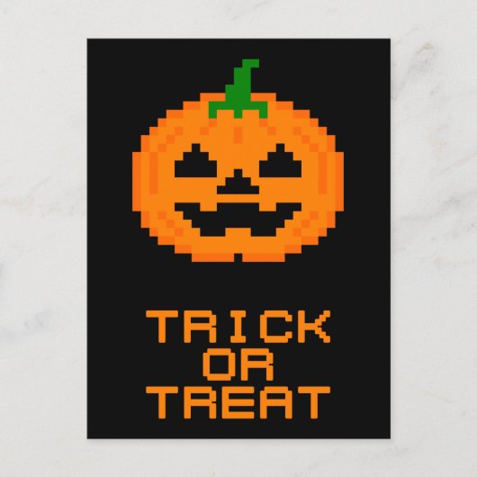HALLOWEEN POMPOEN - SNOT OF SNOEP BRIEFKAART (Voorkant)