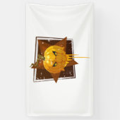 Halloween pompoen spandoek (Verticaal)