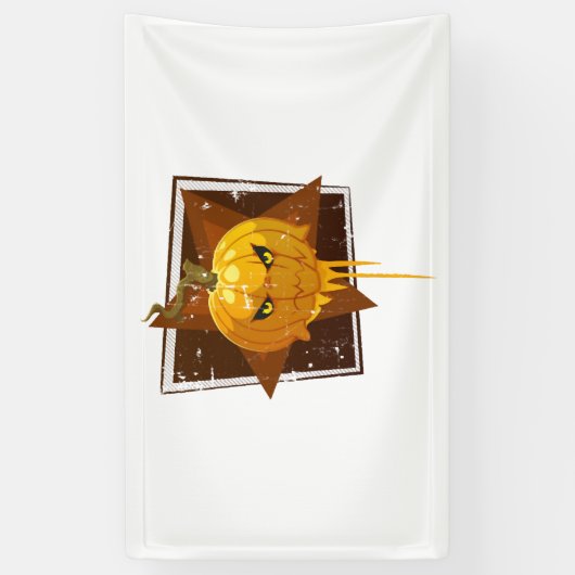 Halloween pompoen spandoek (Verticaal)