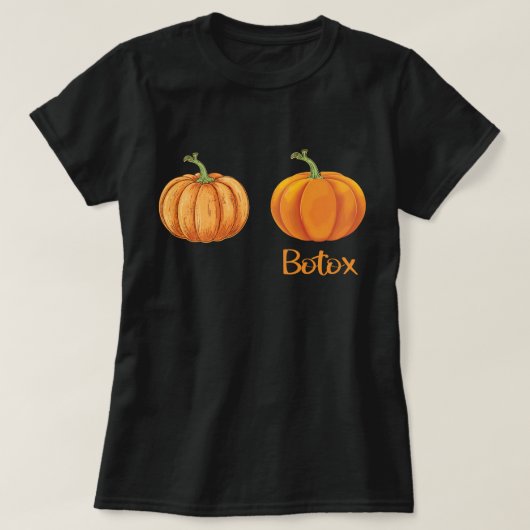 Halloween pompoen spooky grappige botox dealer t-shirt (Design voorkant)