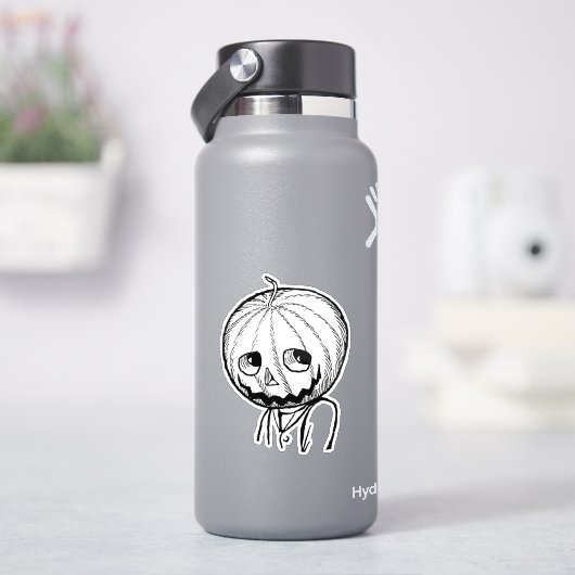 Halloween pompoen sticker (HydroFlask)