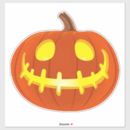 HALLOWEEN POMPOEN STICKER