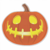HALLOWEEN POMPOEN STICKER (Voorkant)