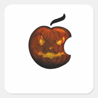 Halloween pompoen sticker