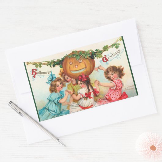  Halloween pompoen Stickers (Envelop)