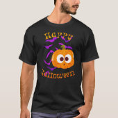 Halloween pompoen stijl t-shirt (Voorkant)