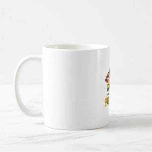 Halloween Pompoen Stop met Staren Grappig Vintage_ Koffiemok