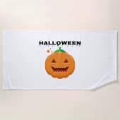 halloween pompoen strandlaken (Voorkant)