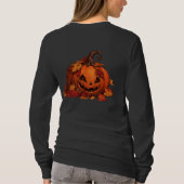 Halloween Pompoen T-Shirt (Achterkant)
