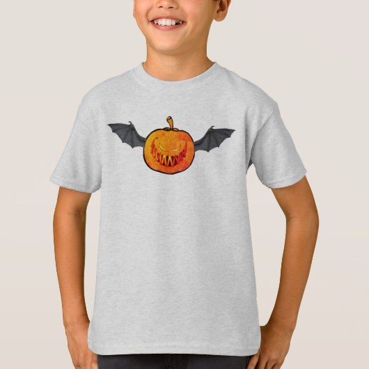 Halloween pompoen T-Shirt (Voorkant)