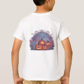 Halloween pompoen t-shirt (Achterkant)