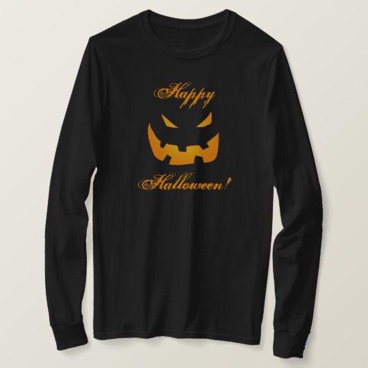 Halloween Pompoen T-shirt (Design voorkant)