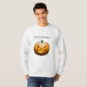 Halloween Pompoen T-shirt (Voorkant volledig)