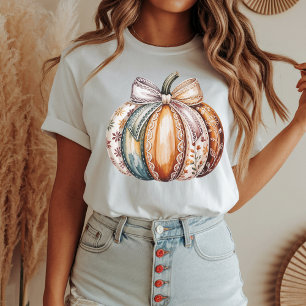 Halloween Pompoen T-shirt, Knus Herfst Trui voor H T-shirt